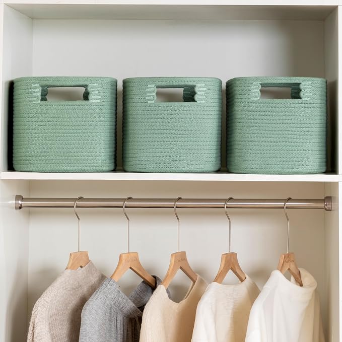 4 Pack Storage Baskets for Organizing, Shelf Baskets - Image 4