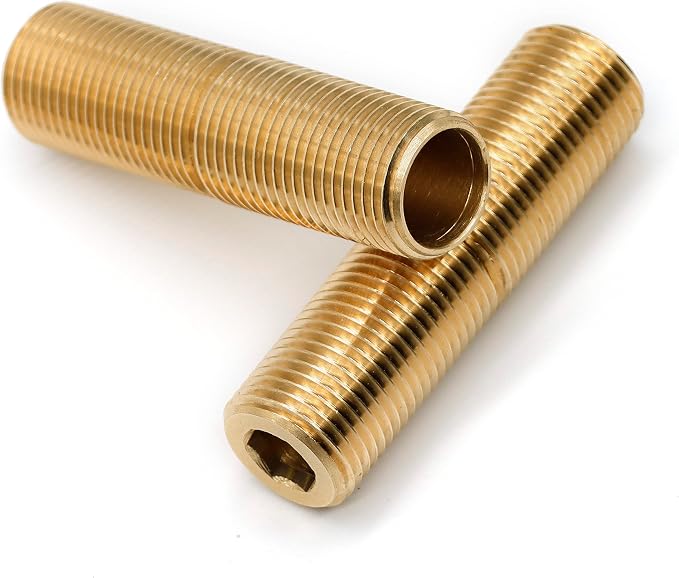 Brass Pipe Adapter Plumbing, G1/2" Male Thread to NPT1/2" Male Pipe Fitting - Image 3