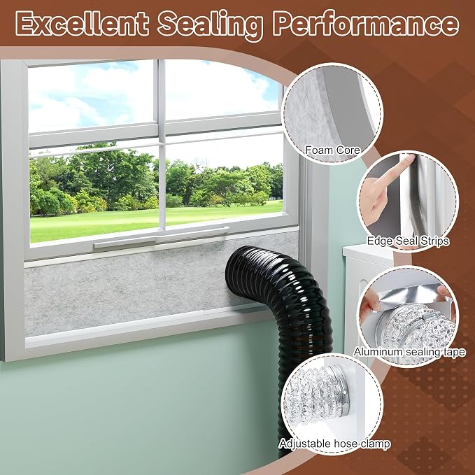 BJADE'S Dryer Vent Window Kit - Image 8