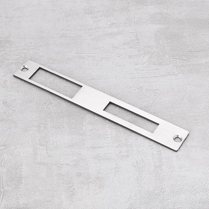 1Pc Door Flat Strike Plate Stainless Steel Plate 172mm x 23.7mm - Image 7