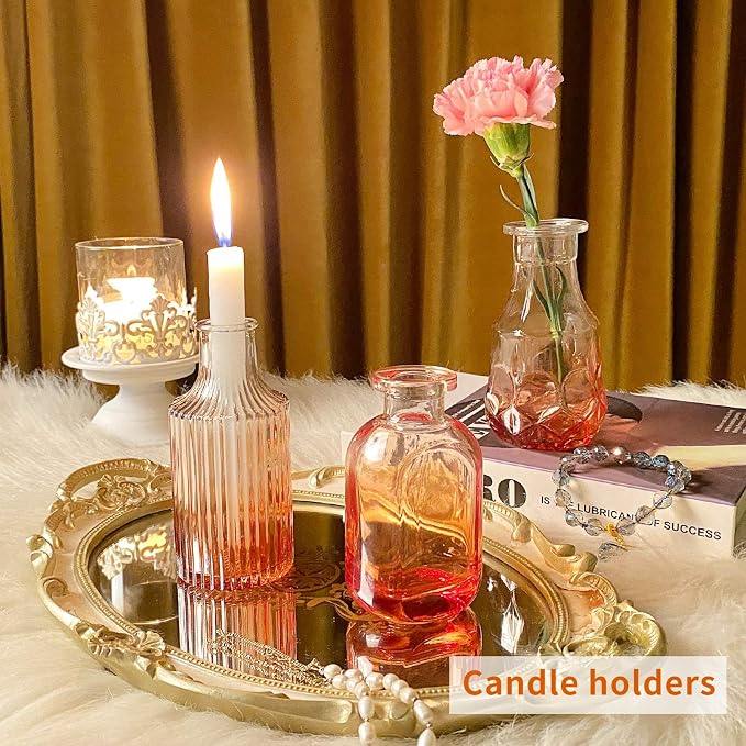 Mini Glass Bud Vases Flower Vases - Image 4