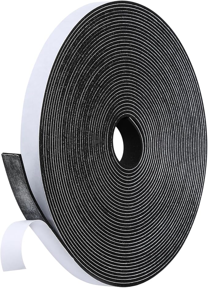 Weather Stripping Door Seal Strip, Strong Adhesive, Lightproof, Soundproof by Amzjjle
