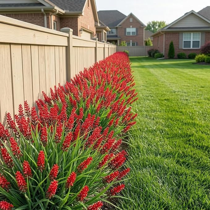 Rowfad 22 Pcs Artificial Outdoor Flowers Fake Outdoor Plants Monkey Grass - Image 3