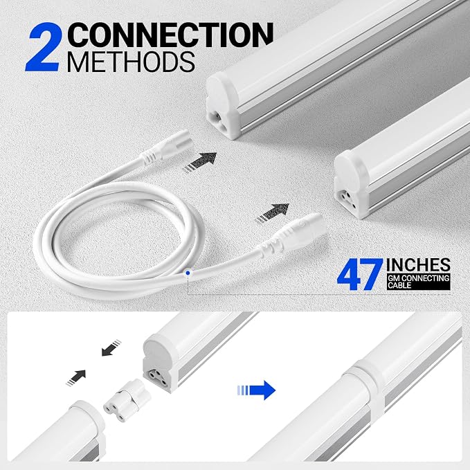 Barrina T5 3FT LED Shop Light, 5000K Daylight White, 6 Packs | Utility Light - Image 5