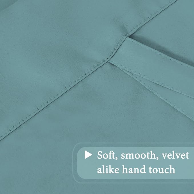 H.VERSAILTEX Blackout Tie Up Curtain Thermal Insulated Curtains Bathroom - Image 8