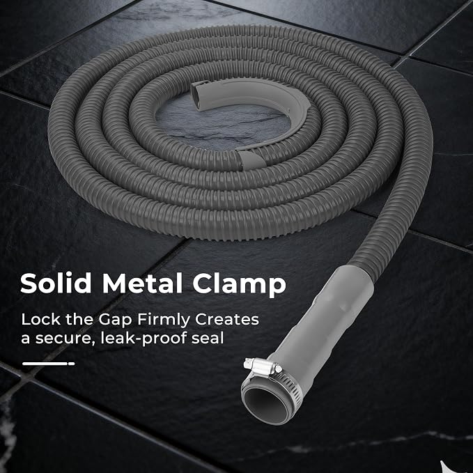 8Ft Universal Washing Machine Drain Hose Flexible Extension Hose | Flexible - Image 7