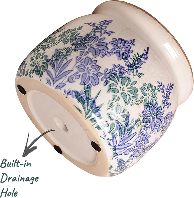 Xiaan Jiaju Pots for Plants, Ceramic Planters for Indoor/Outdoor Plants | 6.29" - Image 4