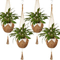 Shappy 4 Pack Boho Macrame Plant Hanger by Shappy