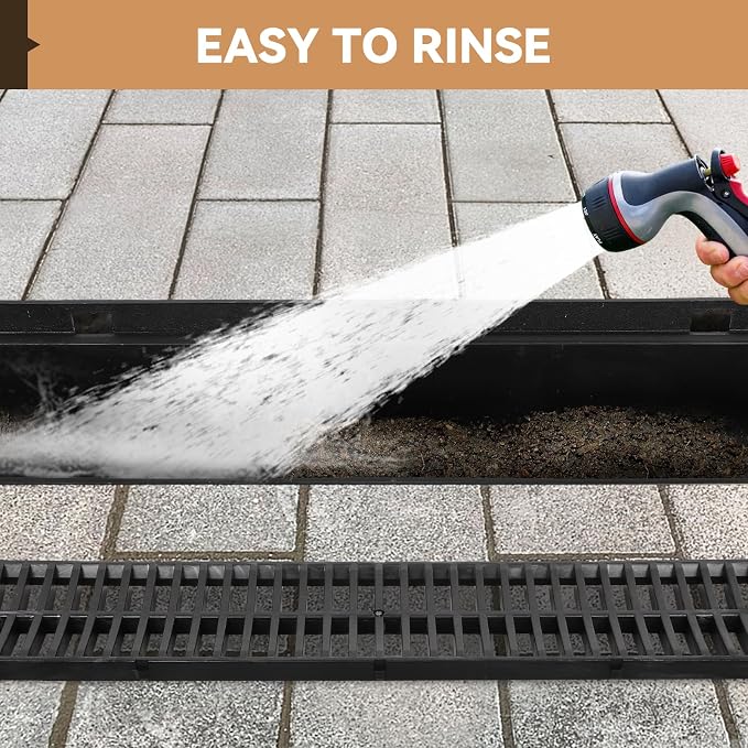 4 Pack Trench Drain System, Channel Drain - Image 5