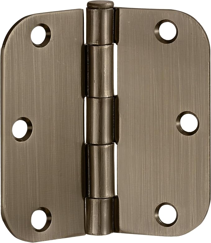 Design House Interior Door Hinge, Antique Brass | 5/8" Radius, Traditional - Image 4
