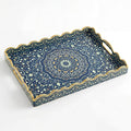 AGIOTA Coffee Table Trays for Living Room Serving Tray by ServingCustomersBornforQuality