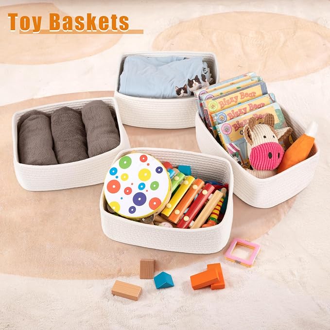 OIAHOMY 4 PACK 7L Storage Baskets - Image 4