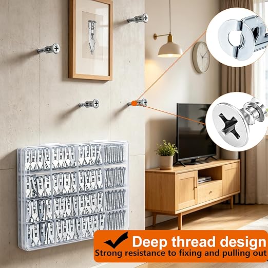 200 Pcs Self Drilling Drywall Anchors - Image 5