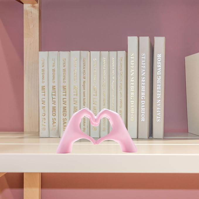 Small Heart Hands Sculpture Decor - Image 3