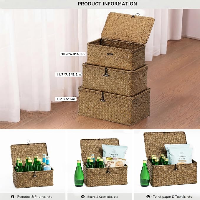 Nonam Wicker Storage Basket - Image 2
