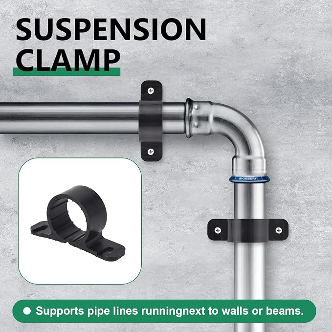 100 PCS 3/4 Inch Pipe Support Clamps – Heavy Duty PEX, Copper & CPVC Pipe - Image 3