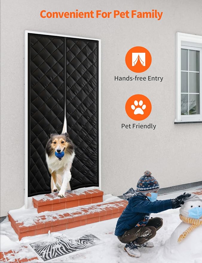 Magnetic Thermal Insulated Door Curtain - Image 4