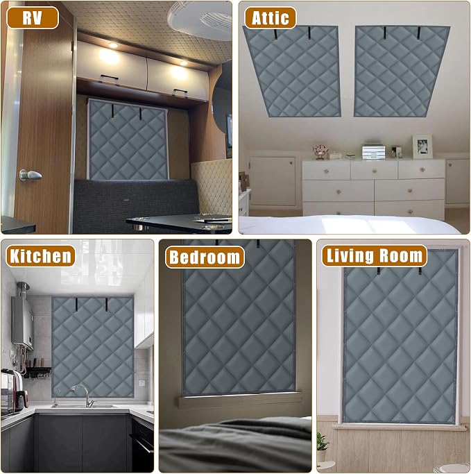 Window Insulation Kit for Winter, 3 Layer 26" X 39" Winter Insulated Window - Image 7