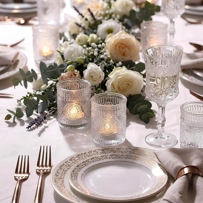 30 Pcs Clear Votive Candle Holders - Image 4