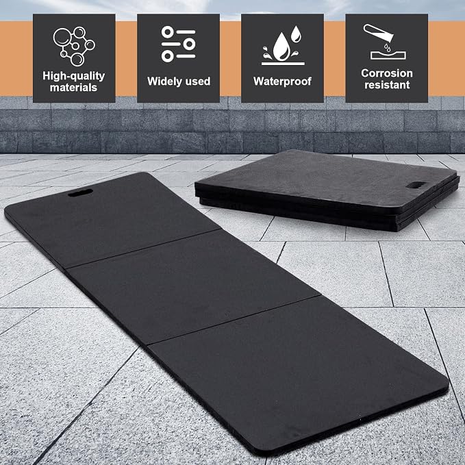 Nuanchu 6'x2' Folding Mechanic Mat, EVA Knee Protection Pad - Image 4