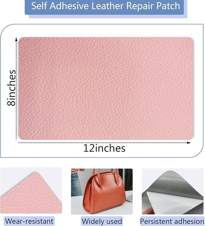 Self Adhesive Leather Repair Patch, 8×12 Inch Sofa Leather Repair Patch - Image 2