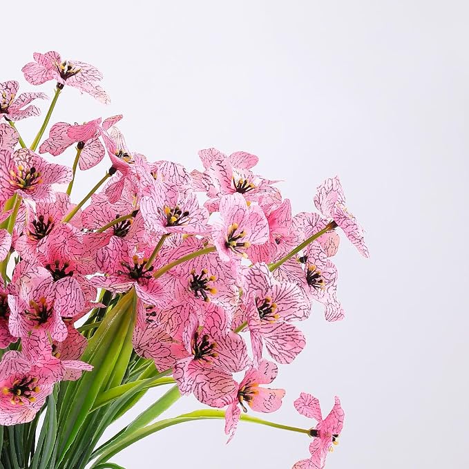 AGIRL Artificial Flowers Outdoor UV Resistant Fake Plant Garden Patio Decor | - Image 3
