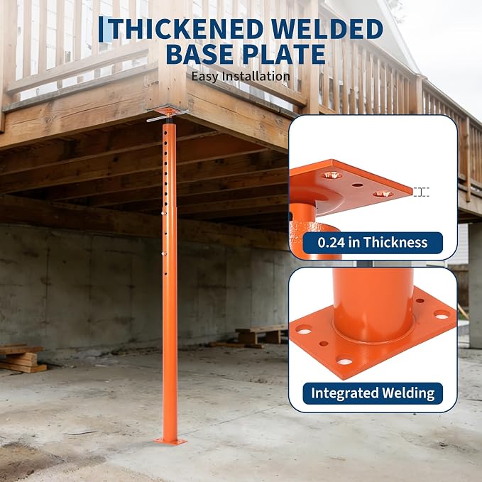 2 Pack Jack Post, House Floor Jack 56"-100", 18000 LBS Basement Jacks | Heavy - Image 2