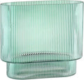 Ribbed Glass Vase, Fluted Short Vases by YANWE
