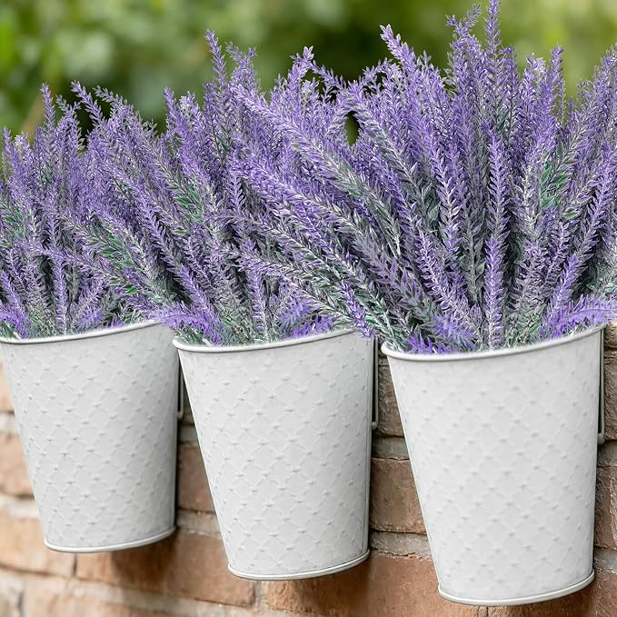 TURNMEON 10 Bundles Artificial Lavender Flowers - Image 9