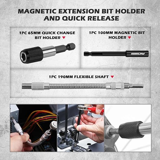 260-Piece Ultimate Precision Screwdriver Bit Set, Premium Security Bit Set - Image 5