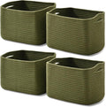 ICERZCZ Storage Basket for Shelves, Small Baskets for Organizing, Woven Cotton by ICERZCZ