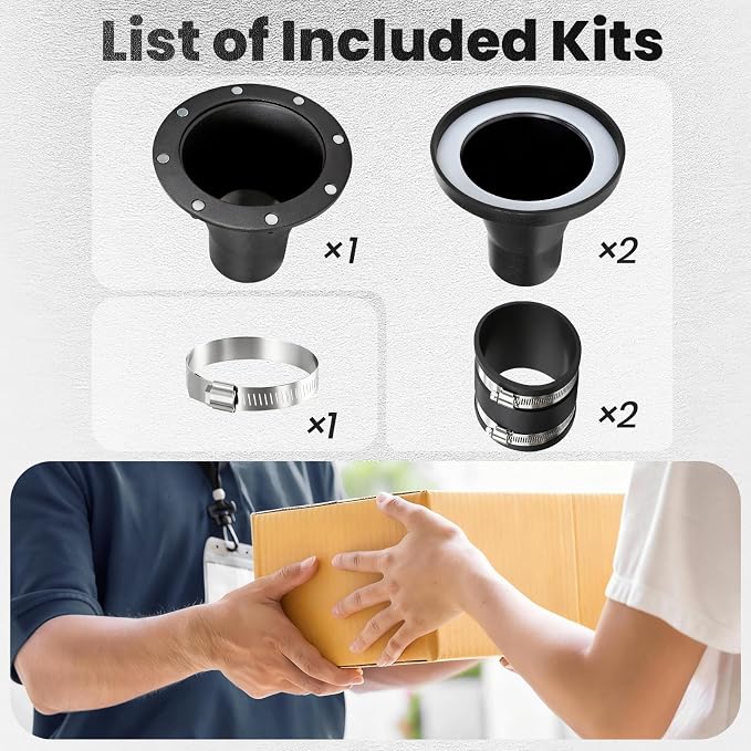 4" to 2-1/2" Magnetic Dust Collection Fittings, 8 high-strength magnets - Image 5