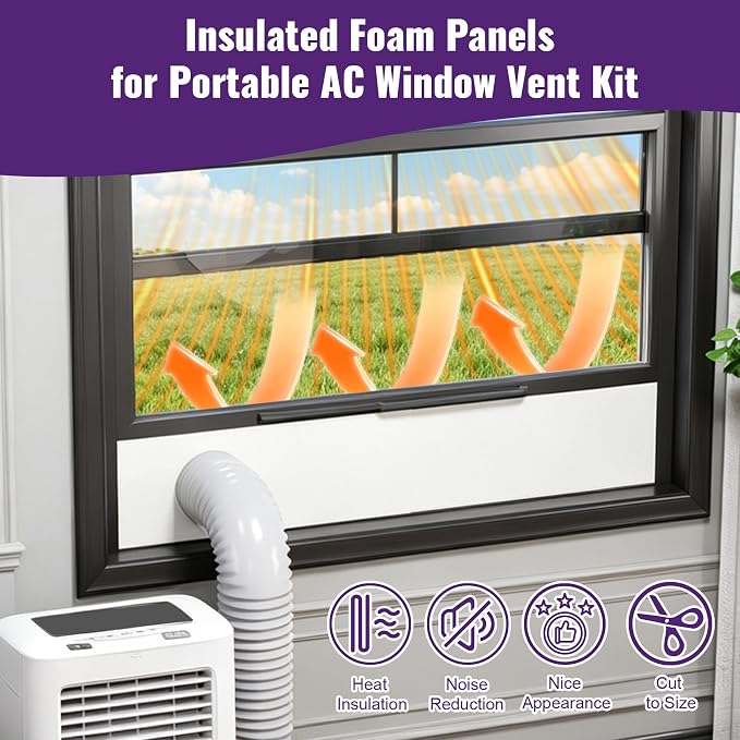 Mxclimate Portable Air Conditioner Insulated Panels, Fit - Image 3