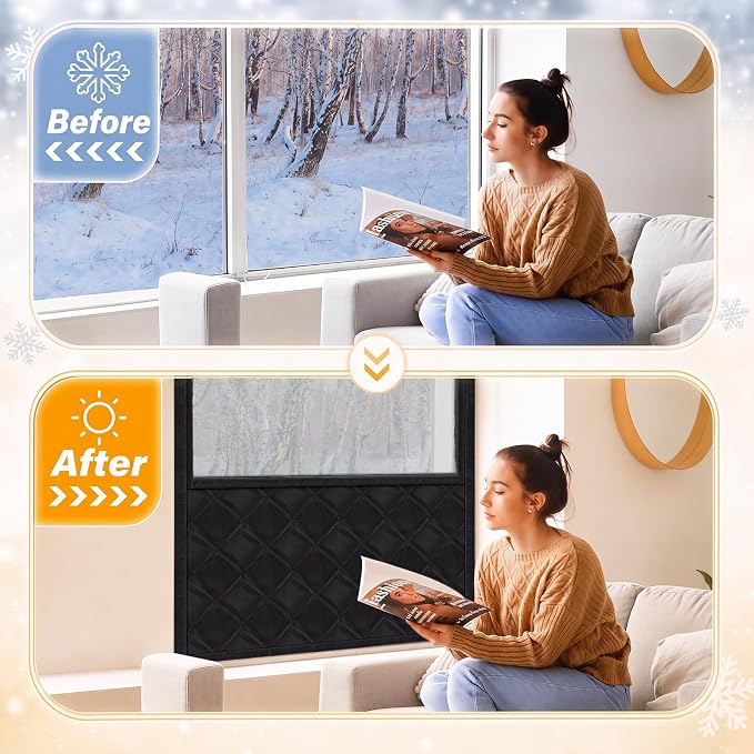 Beeveer Visible Thermal Window Attic Insulation Kit, Oxford Cotton | Reusable - Image 4