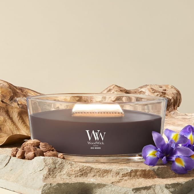 Woodwick Iris Woods Ellipse Candle - Image 2