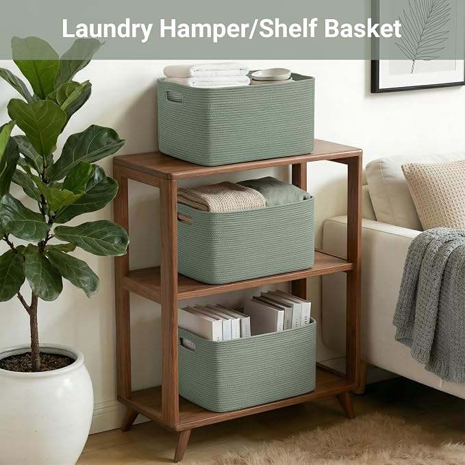 Large Laundry Basket/Hamper, Baby Blanket Basket, - Image 6