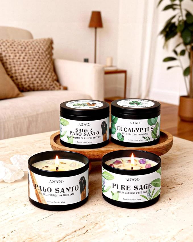 AOOVOO 4 Pack Spiritual Candles Set - Image 7