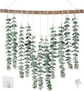 Sggvecsy 17.7‘’Eucalyptus Wall Hanging Artificial Eucalyptus Plant Fake by Sggvecsy