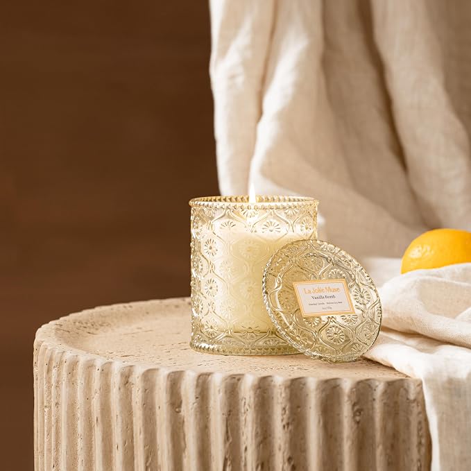 LA JOLIE MUSE Vanilla Zest Scented Candles - Image 3