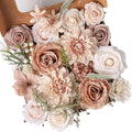 Artificial Flowers Fake Rose Flowers Dahlia by FloweroyalCrafts