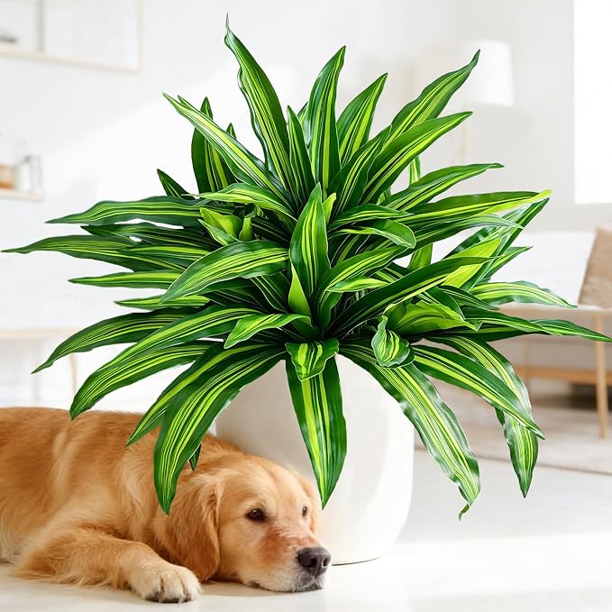Fake Ferns, Faux Outdoor Plants UV Resistant, 3D Real Touch Fake Plants - Image 3