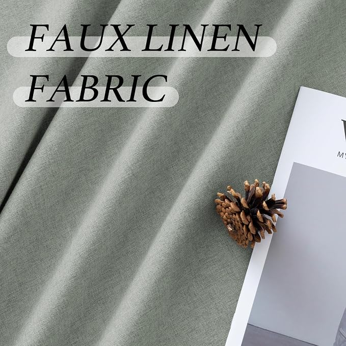 H.VERSAILTEX Room Darkening Curtains 108 inches Long - Image 5
