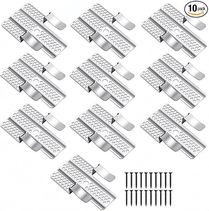 10Pcs Drywall Repair Clips Wall Patch Kit Drywall Fastener Clip by MiJunHD