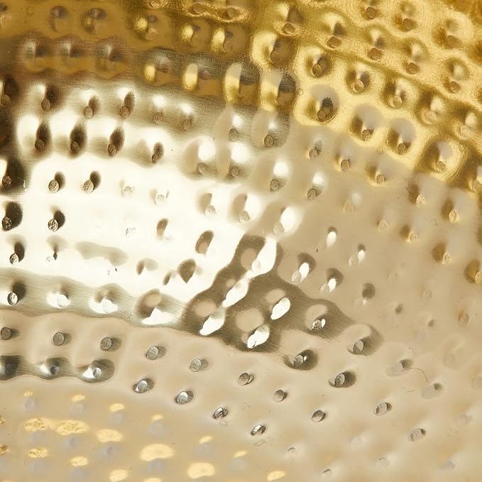 Creative Co-Op Round Hammered Metal Bowl - Image 5