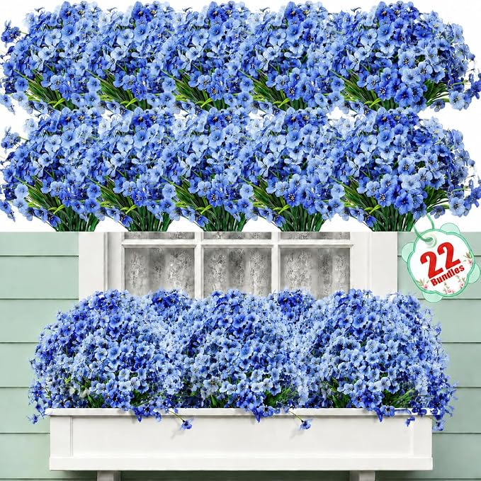 Powbrace 22 Pack Artificial Flowers by Powbrace