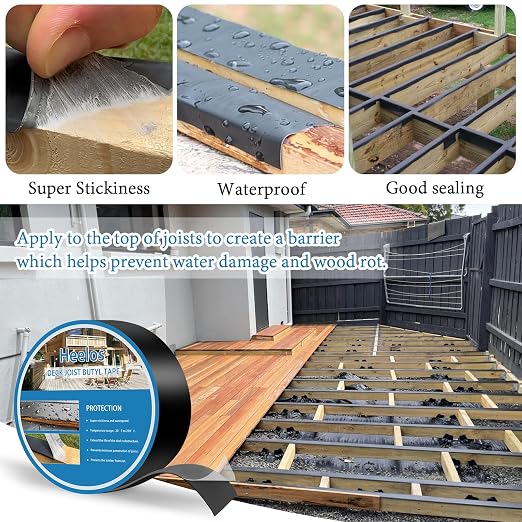 Deck Joist Tape 2''×50', 4 Pack Weather-Resistant Joist Tape - Image 4