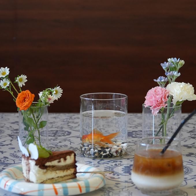 27pcs Glass Vase Cylindrical 4, 5 inch Tall Vase - Image 4