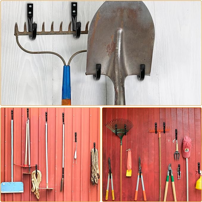 Metal Wall Hooks for Hanging Heavy Duty, Large Utility J Hooks - Image 4