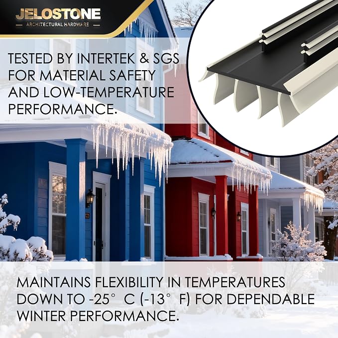 2-Pack 36" Kerf Door Bottom Seal Replacement, SGS & Intertek Tested, Easy - Image 5