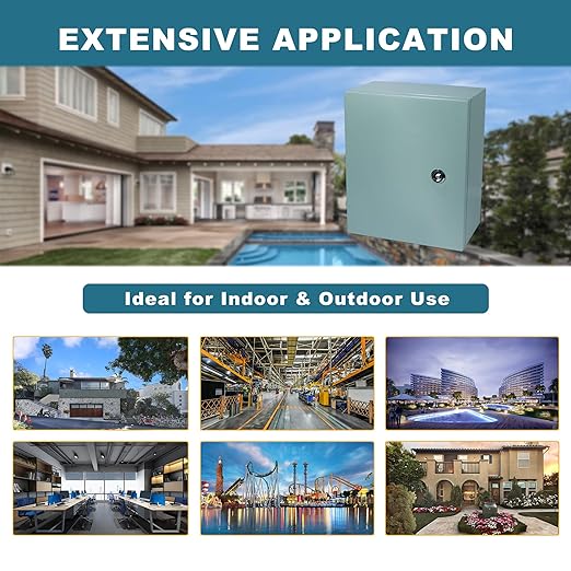 Waterproof Electrical Enclosure 20 x 16 x 6'', Outdoor Electrical Box - Image 6
